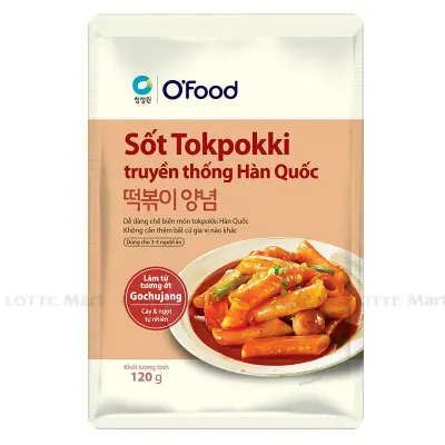 Sốt Tokpokki O’food Vị Truyền Thống Gói 120g