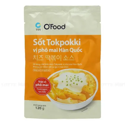 Sốt Tokokki Vị Phô Mai Hàn Quốc Gói 120g
