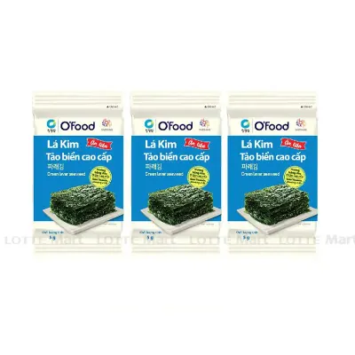 Lốc 3 Gói Rong Biển Ăn Liền Cao Cấp O'Food 5g