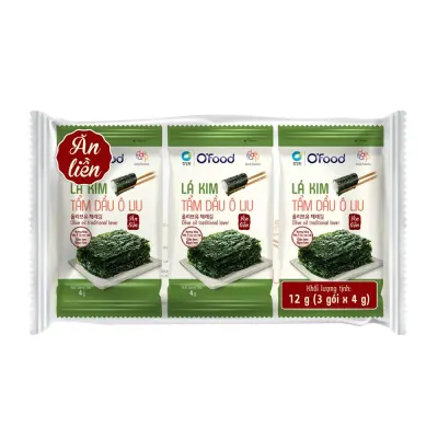 Lá Kim Dầu Ô Liu O’food DAE 4g x 3 Gói