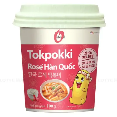 Tokpokki O'Food Vị Rose Ly 100g