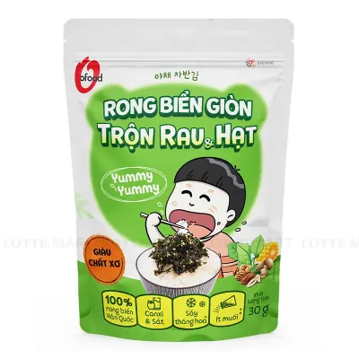 Rong Biển Trộn O'Food Vị Rau Hạt