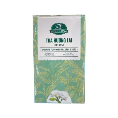 Trà Xanh Hoa Lài Phúc Long Hộp 25x2g