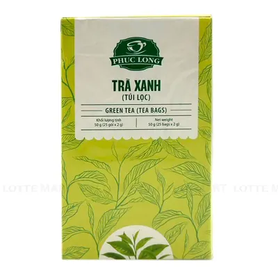 Trà Xanh Túi Lọc Phúc Long 2g x Hộp 25 Gói