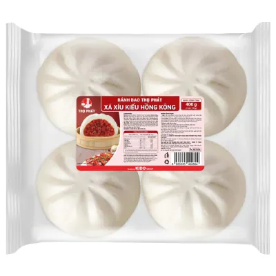Bánh Bao Xá Xíu Hồng Kông Thọ Phát 4x100g
