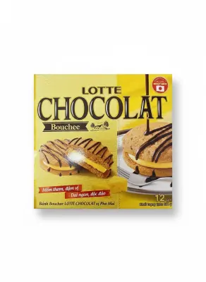 Bánh Bouchee Lotte Chocolat Vị Phô Mai Hộp 324g