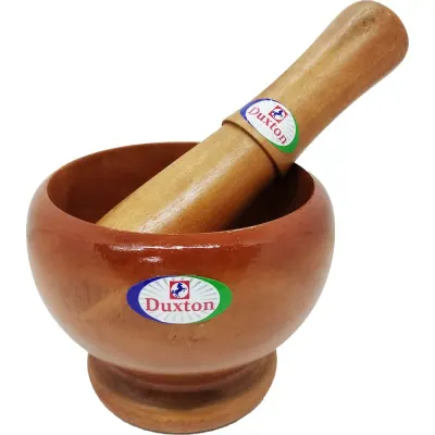 Chày Cối Gỗ Duxton Bầu 15cm CB-15