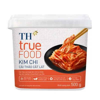 Kim Chi Cải Thảo Cắt Lát TH True Food 500g