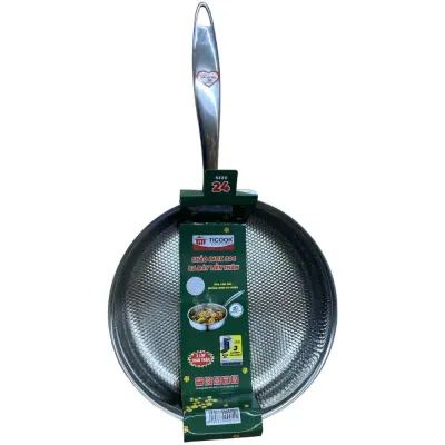 Chảo Sâu Inox 304 3 Lớp Bếp Từ TiCook Promax 24