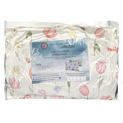 Ruột Gối Có Vỏ Ngọc Hạnh Bedding Icecool Bạc 40x60cm