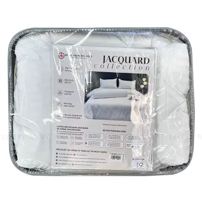 Bộ Drap Ngọc Hạnh Jacquard Collection 5 Chi Tiết 180x200x25cm (Giao Mẫu Ngẫu Nhiên)