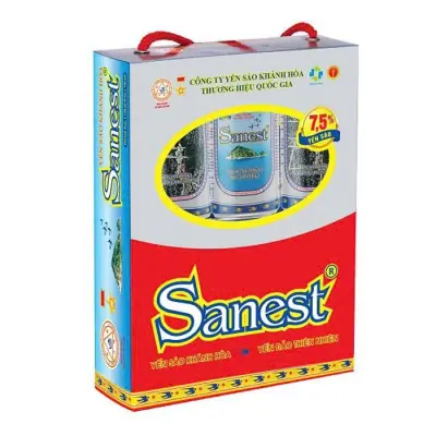 Nước Yến 7.5% Không Đường Sanest 6x190ml-T