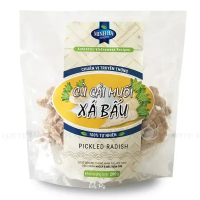 Củ Cải Muối Xá Bấu Minh Hà Gói 200g
