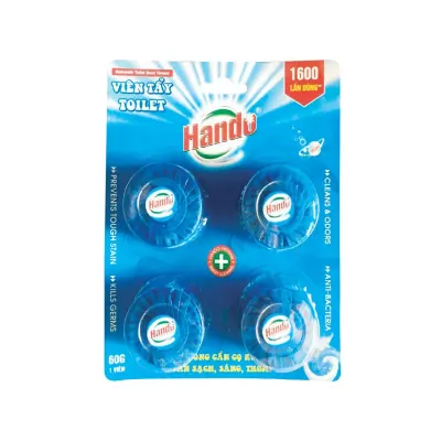 Vỉ 4 Viên Tẩy Vệ Sinh Toilet Hando 220Gg
