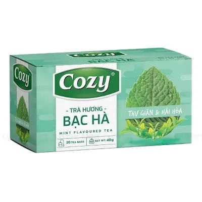 Trà Túi Lọc Cozy Hương Bạc Hà Hộp 25 Gói x 2g