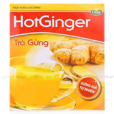 Trà Hòa Tan Cozy Vị Gừng Hộp 20 Gói x 10g