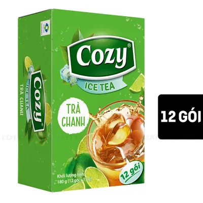 Trà Hòa Tan Cozy Ice Tea Vị Chanh 12 Gói x 15g