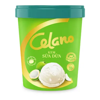 Kem Hộp Cao Cấp Celano Sữa Dừa 460ml