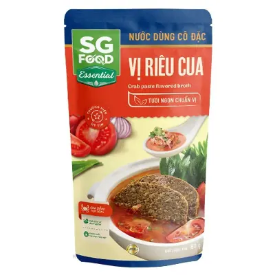 Nước Dùng Cô Đặc Vị Riêu Cua SG Food Túi 180g