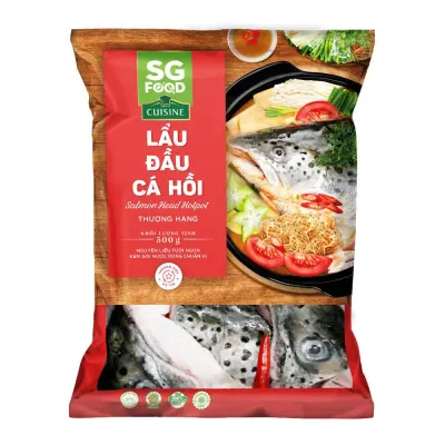 Lẩu Đầu Cá Hồi SG Food 500g