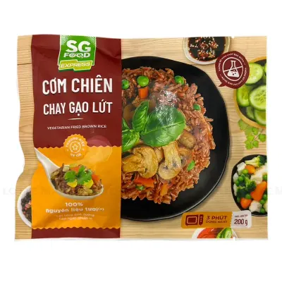 Cơm Chiên Chay Gạo Lứt SGF Gói 200g