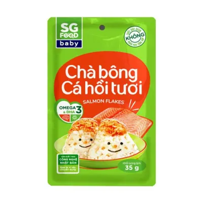 Chà Bông Cá Hồi Tươi SGF 35g
