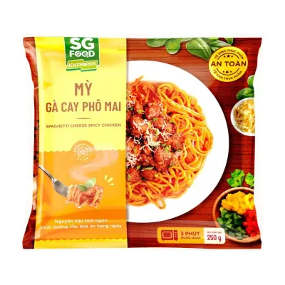 Mỳ Gà Cay Phô Mai SG Food 250g