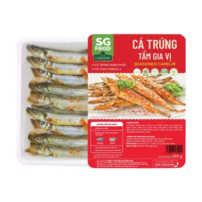 Cá Trứng Tẩm Gia Vị SG Food 250g