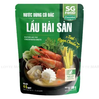 Nước Dùng Cô Đặc Vị Lẩu Hải Sản SG Food Gói 180g