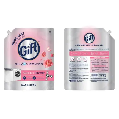 Nước Giặt Gift Nắng Xuân Túi 3.6kg