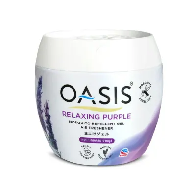 Sáp Thơm Đuổi Muỗi Oasis Relaxing Purple 180g