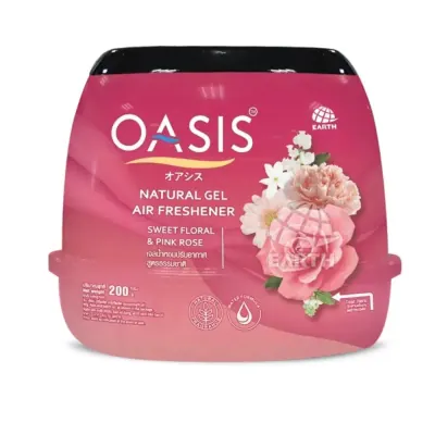 Sáp Thơm Oasis Natural Sweet Floral Pink Rose 200g