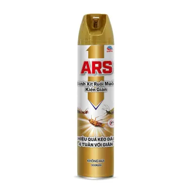 Xịt Côn Trùng Ars Không Mùi Hiệu Quả Kéo Dài 4 Tuần Với Gián Chai 600ml