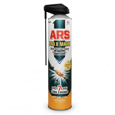 Xịt Côn Trùng Ars ProX Mạnh Hương Cam 500ml
