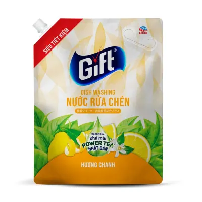 Nước Rửa Chén Gift Chanh Túi 3.6kg