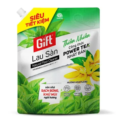 Nước Lau Sàn Gift Hương Hoa Ylang Túi 3.6kg