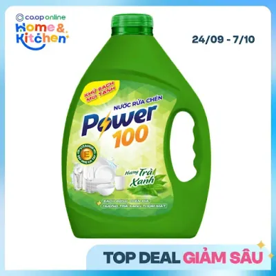 Nước Rửa Chén Power 100 Trà 3.6/3.5kg