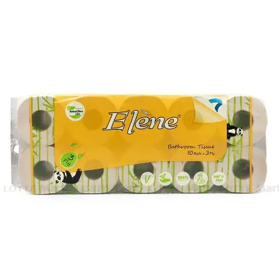 Lốc 10 Cuộn Giấy Vệ Sinh elene Gấu Trúc 3 Lớp