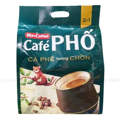 Cà Phê Hòa Tan MacCoffee Café Phố Hương Chồn 30 Gói x 16g