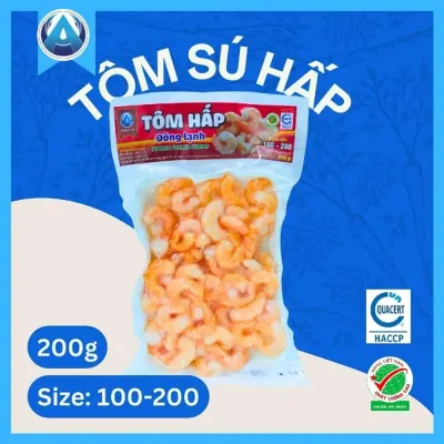 Tôm Hấp Đông Lạnh Size 100-200 Gói 200g An Vĩnh
