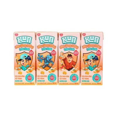 Sữa Chua Uống Lif Kun Cam Lốc 4x180ml