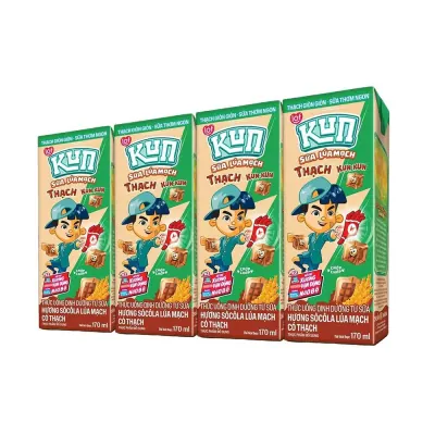Thức Uống Dinh Dưỡng Kun Socola Thạch 4 x 170ml