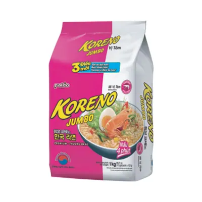 Mì Paldo Jumbo Koreno Vị Tôm Gói 1kg