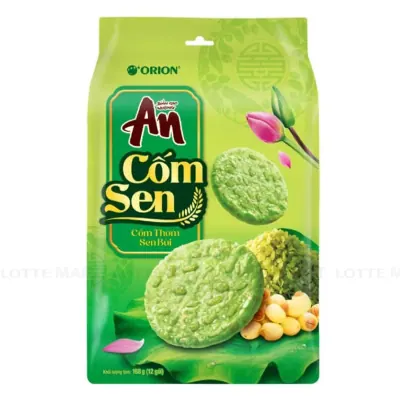 Bánh Gạo Nướng An Cốm Sen Gói 168g