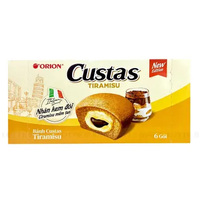 Bánh Orion Custas Tiramisu Hộp 140g