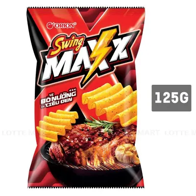Snack Swing Max Vị Bò Nướng Tiêu Đen Gói 125g