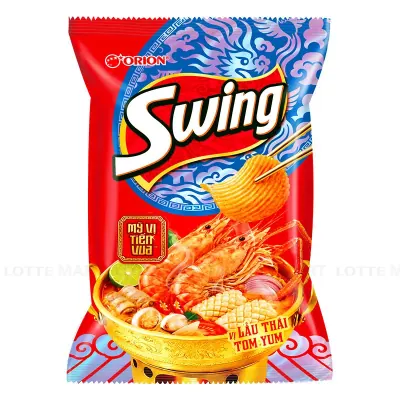 Snack Orion Swing Vị Lẩu Thái Tomyum 78g