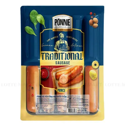Xúc Xích Xông Khói Truyền Thống Ponnie 450g