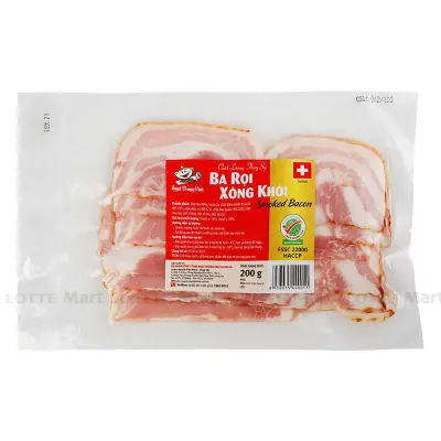 Ba Rọi Xông Khói Smoked Bacon Trường Vinh Gói 200g