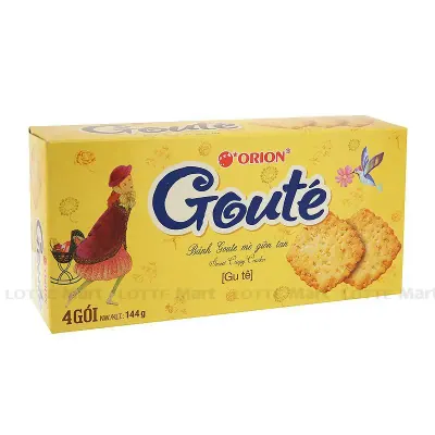 Bánh Quy Mè Gouté 144g (Hộp 4 Gói)